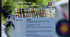 Desktop Screenshot of lukostrelba.info